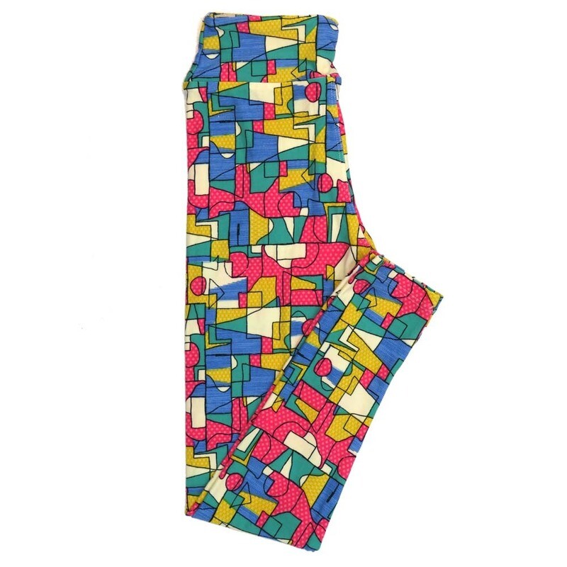 LuLaRoe Tween TW Polka Dots Geometric Leggings fits Adult Women sizes 00-0  3403-ZL.jpg