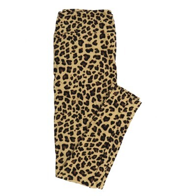 LuLaRoe One Size OS Leopard Skin Leggings fits Adult Women sizes 2-10  4474-H6