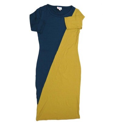 LuLaRoe JULIA a XX-Small (XXS) Solid Diagonal Cranberry Mustard Form fitting Knee Length Dress fits Womens sizes 00-0 XXS-207