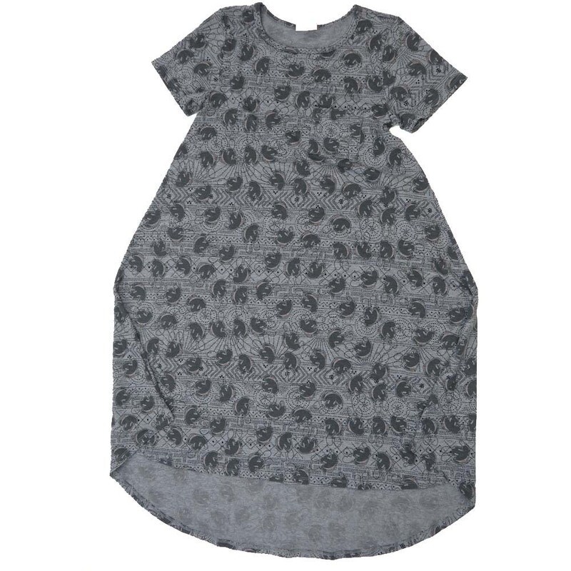 LuLaRoe CARLY a XX-Small XXS Disney Mickey Mouse Smiling Green Gray Swing Dress fits womens sizes 00-0  A-XXS-218  Retail $55