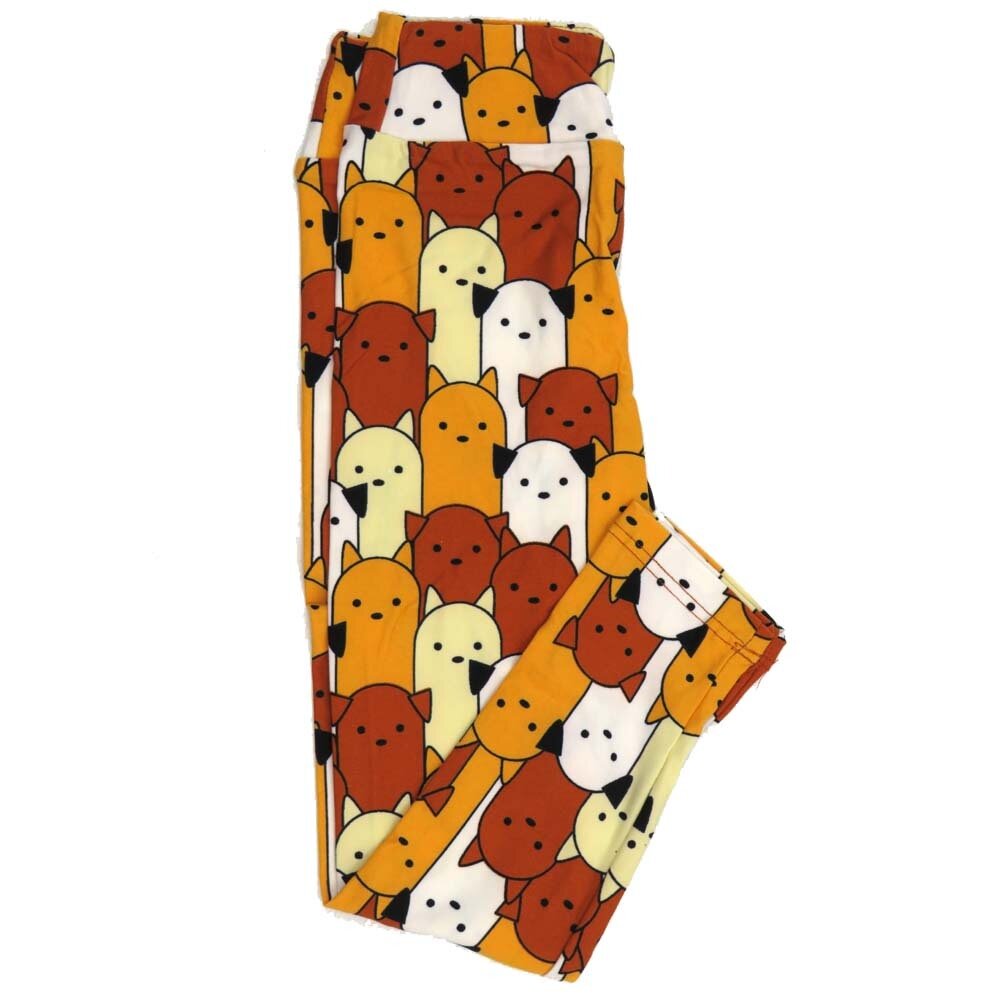 LuLaRoe Kids Sm-Med S/M Cats and Dogs Leggings fits kids sizes 2-6  1508-A22-099567