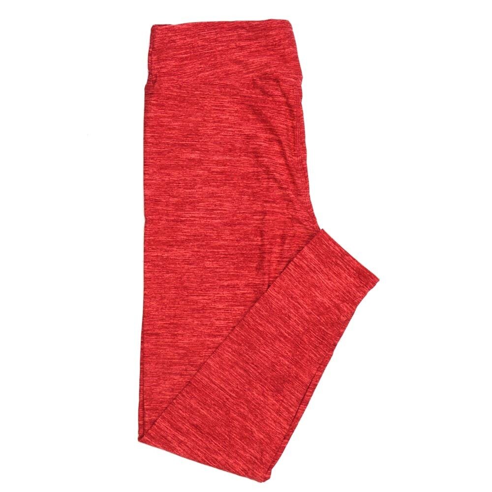 LuLaRoe Kids Sm-Med S/M Valentines Heathered Pinkish Red Micro Stripe Kids Leggings fits kids sizes 2-6  1406-A