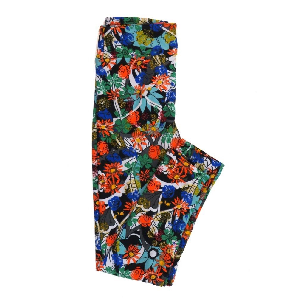 LuLaRoe Kids Sm-Med S/M Floral Assorted Floral wers Leggings fits kids sizes 2-6  1344-J