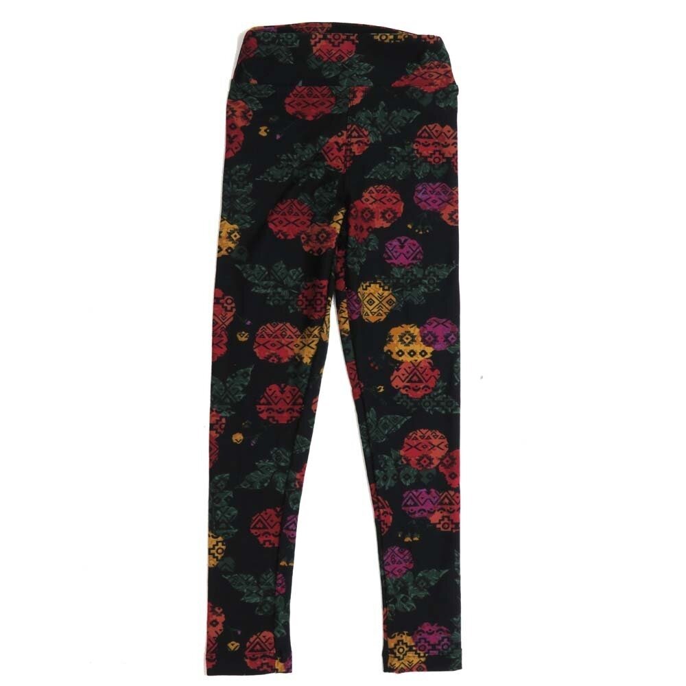 LuLaRoe Kids Sm-Med S/M Polka Dot Geometric Buttery Soft Leggings fits sizes 2-6  1335-E