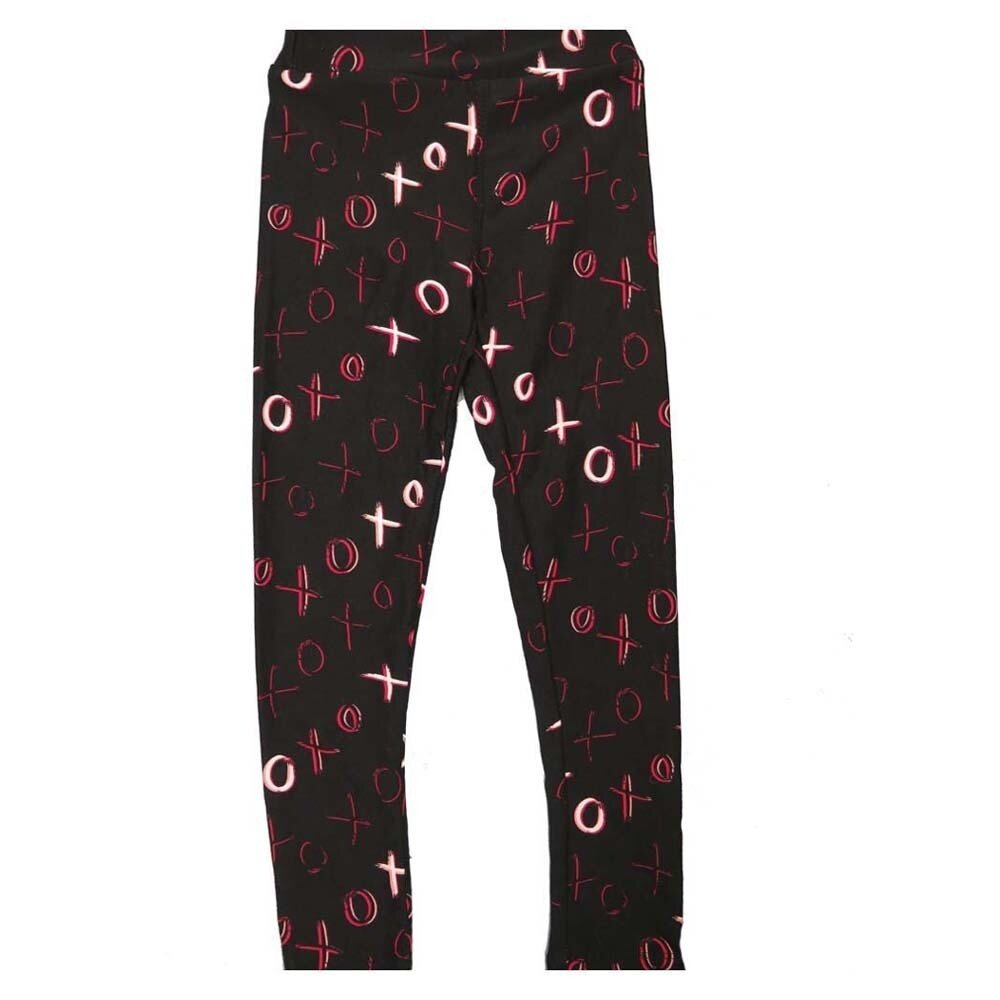 LuLaRoe Kids Sm-Med S/M Valentines XO XO Buttery Soft Leggings fits sizes 2-6