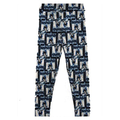 LuLaRoe Kids Sm-Med S/M Disney Syndrome Incredibles Buttery Soft Leggings fits sizes 2-6