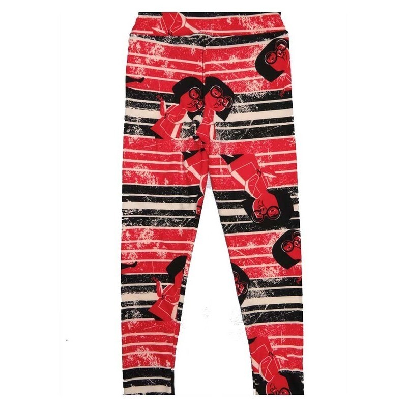 LuLaRoe Kids Sm-Med S/M Disney Incredibles Buttery Soft Leggings fits sizes 2-6