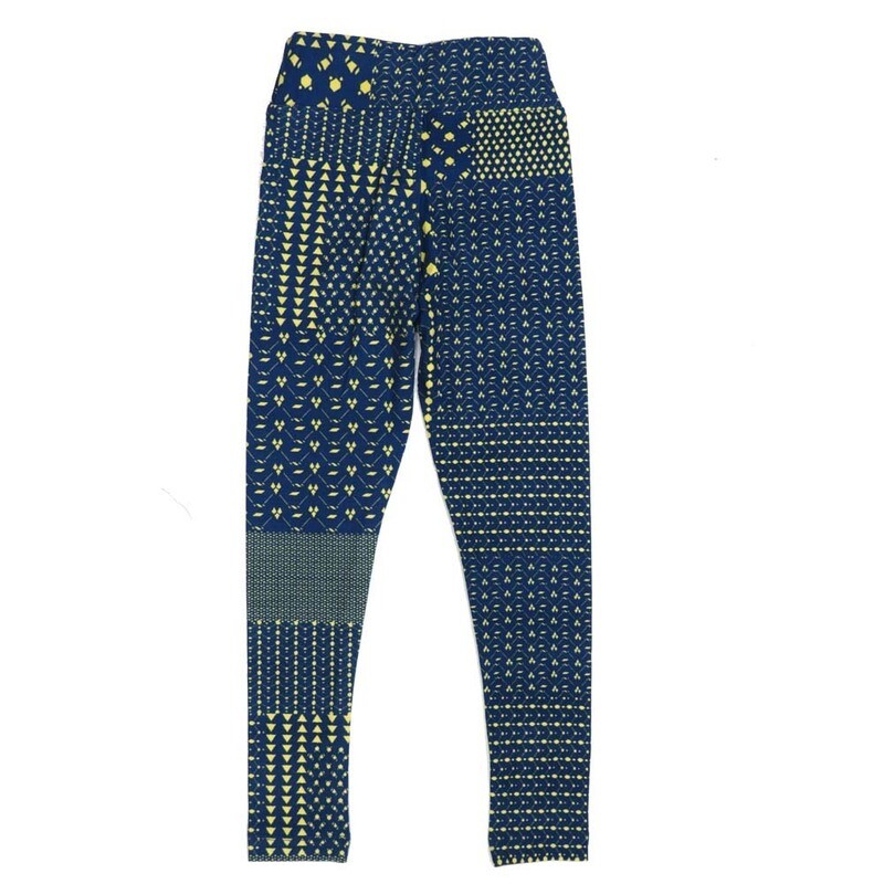 LuLaRoe Kids Sm-Med S/M Polka Dot Wavy Buttery Soft Leggings fits sizes 2-6  1342-I