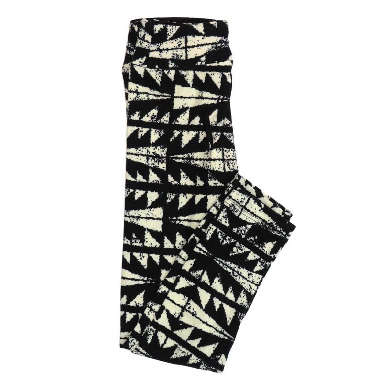 LuLaRoe Kids Sm-Med S/M Geometric Triangles Blue Black  Minnie Mouse t Green Leggings fits kids sizes 2-6  1344-U