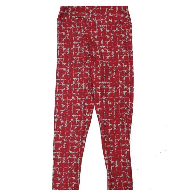 LuLaRoe Kids Sm-Med S/M Geometric Grid Stripe Buttery Soft Leggings fits sizes 2-6