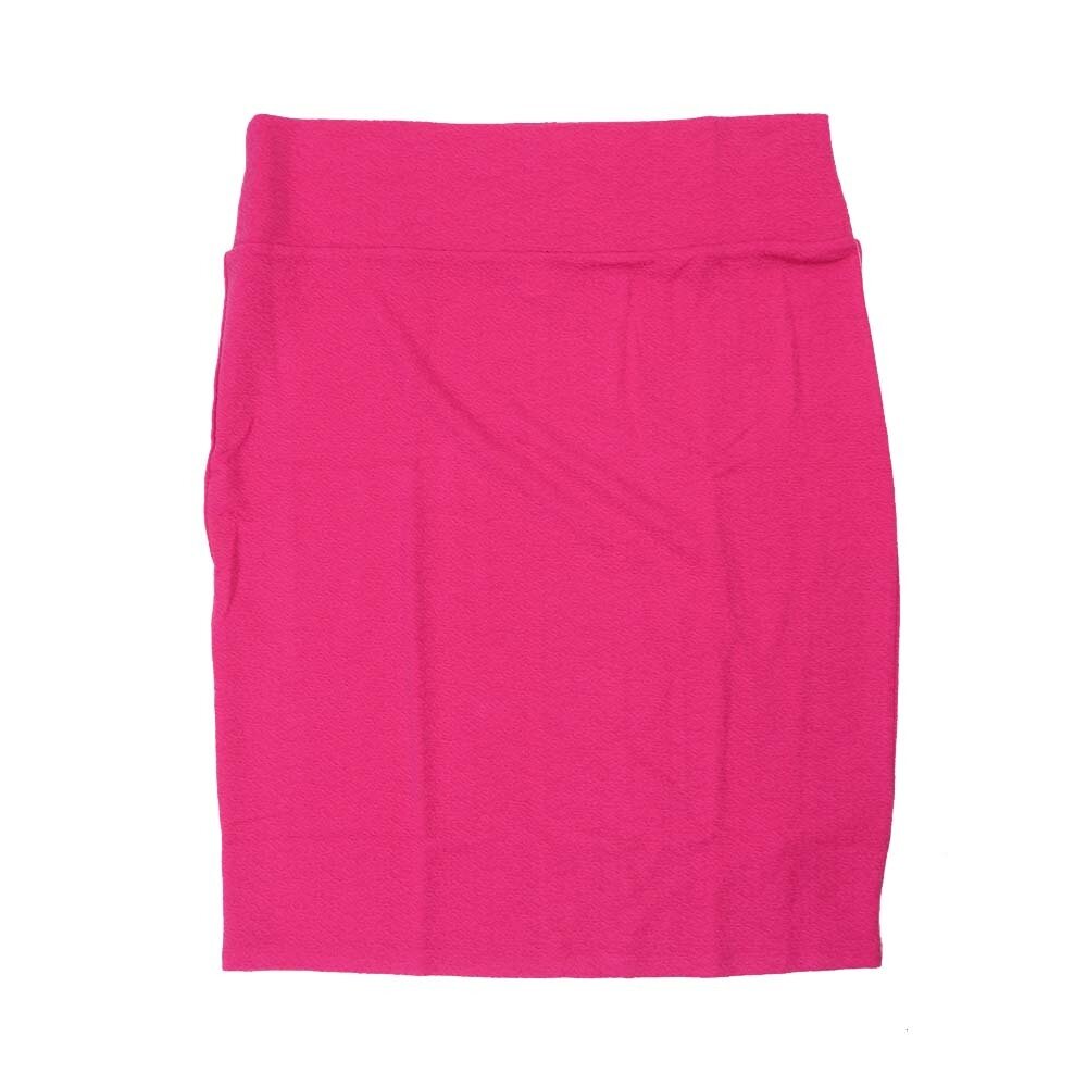 LuLaRoe Cassie h XXX-Large 3XL Solid Dark Pink Womens Knee Length Pencil Skirt fits sizes 24-26  3XL-247-D