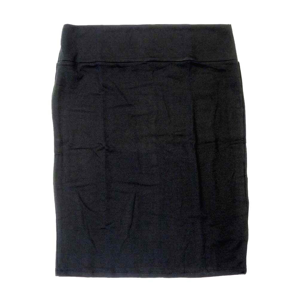 LuLaRoe Cassie g XX-Large 2XL Solid Black Womens Knee Length Pencil Skirt fits sizes 22-24  2XL-233-G