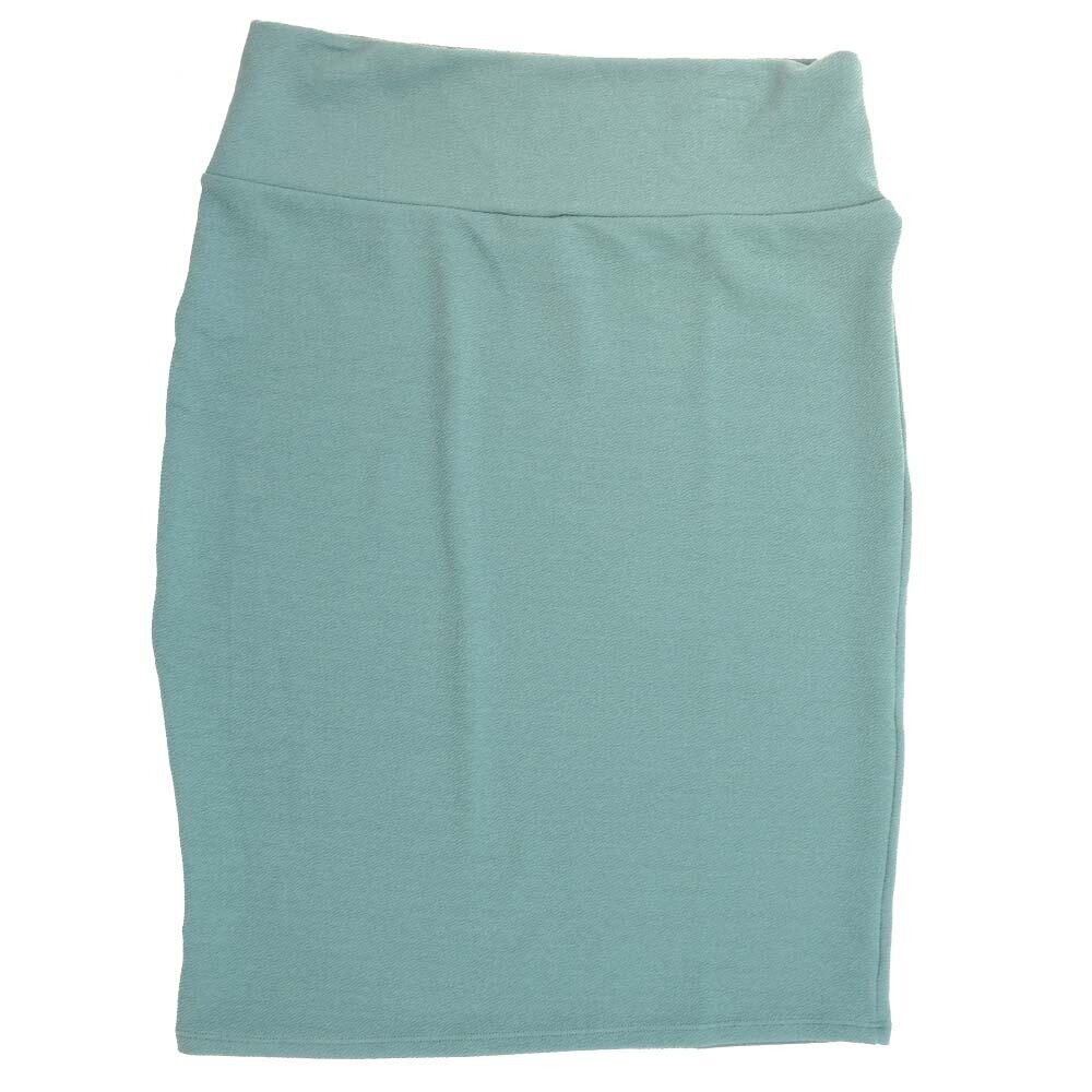 LuLaRoe Cassie f X-Large XL Solid Green Womens Knee Length Pencil Skirt fits sizes 18-20  XL-260
