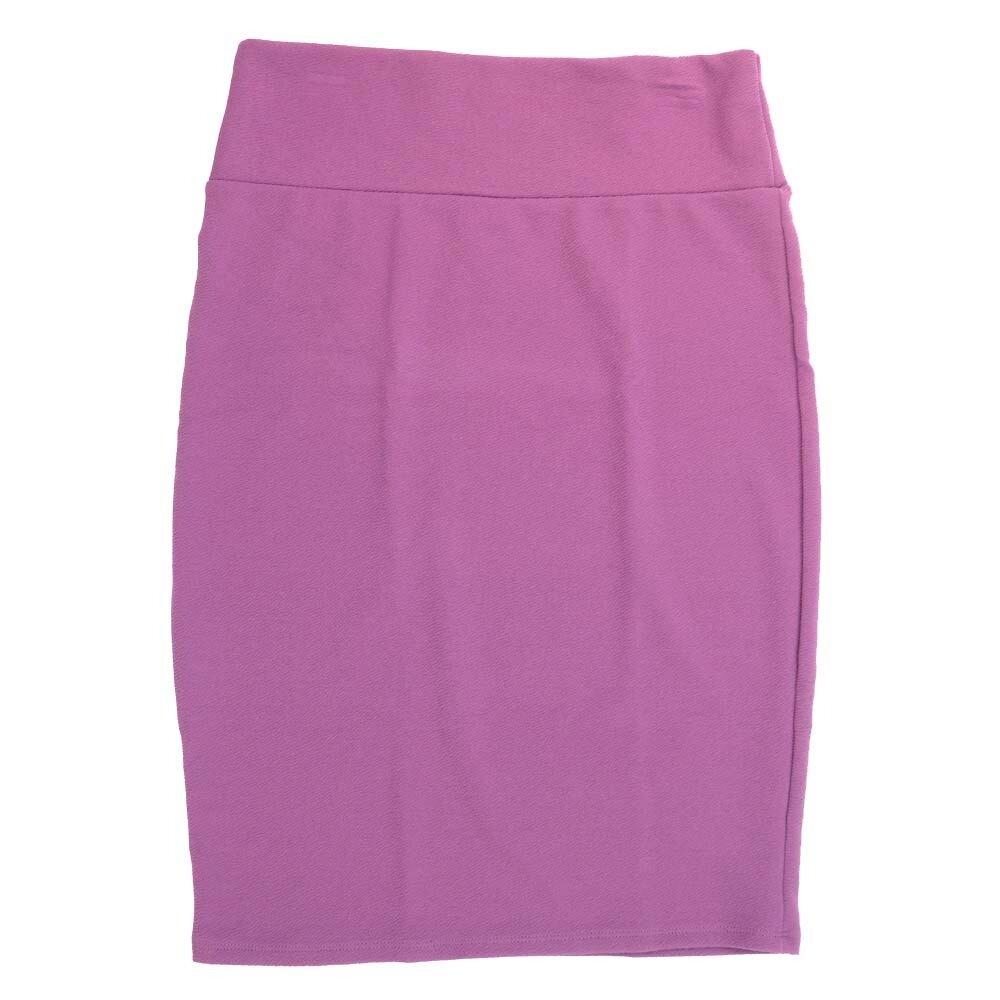 LuLaRoe Cassie e Large L Solid Pink Womens Knee Length Pencil Skirt fits sizes 14-16  LARGE-213