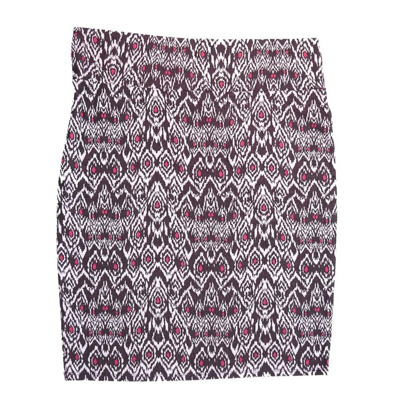 LuLaRoe Cassie h XXX-Large 3XL Geometric Faux Snakeskin Black Gray White Womens Knee Length Pencil Skirt fits sizes 24-26  3XL-224