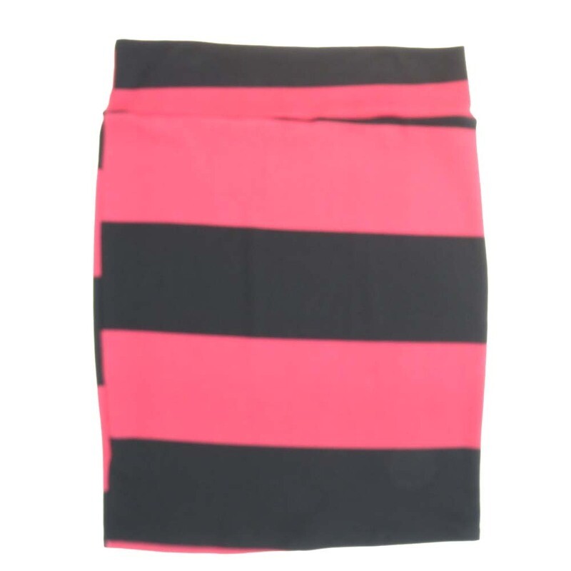 LuLaRoe Cassie h XXX-Large 3XL Two Tone Stripe Womens Knee Length Pencil Skirt fits sizes 24-26  3XL-227