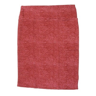 LuLaRoe Cassie h XXX-Large 3XL Heathered Dark Red White Womens Knee Length Pencil Skirt fits sizes 24-26 3XL-235-B