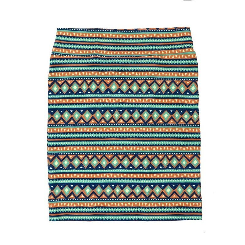 LuLaRoe Cassie h XXX-Large 3XL Stripe Diamond Geometric Polka Dot Womens Knee Length Pencil Skirt fits sizes 24-26  3XL-254-B