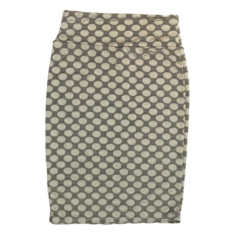 LuLaRoe Cassie c Small S Polka Dot Womens Knee Length Pencil Skirt fits sizes 6-8  SMALL-211-B