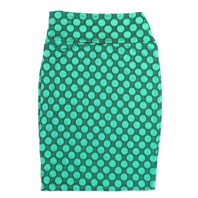 LuLaRoe Cassie c Small S Polka Dot Womens Knee Length Pencil Skirt fits sizes 6-8  SMALL-212