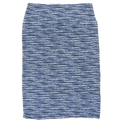 LuLaRoe Cassie c Small S Thin Heathered Micro Stripe Womens Knee Length Pencil Skirt fits sizes 6-8 SMALL-216-G
