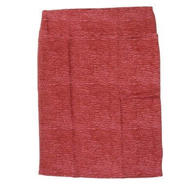 LuLaRoe Cassie d Medium M Heathered Dark Brick Red White Womens Knee Length Pencil Skirt fits sizes 10-12 MEDIUM-221-D