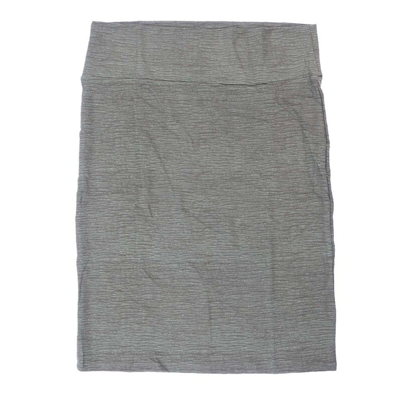 LuLaRoe Cassie d Medium M Heathered Olive Green Womens Knee Length Pencil Skirt fits sizes 10-12  MEDIUM-226-G