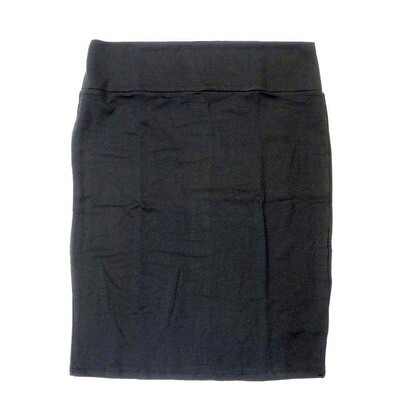 LuLaRoe Cassie d Medium M Solid Black Womens Knee Length Pencil Skirt fits sizes 10-12 MEDIUM-229-F