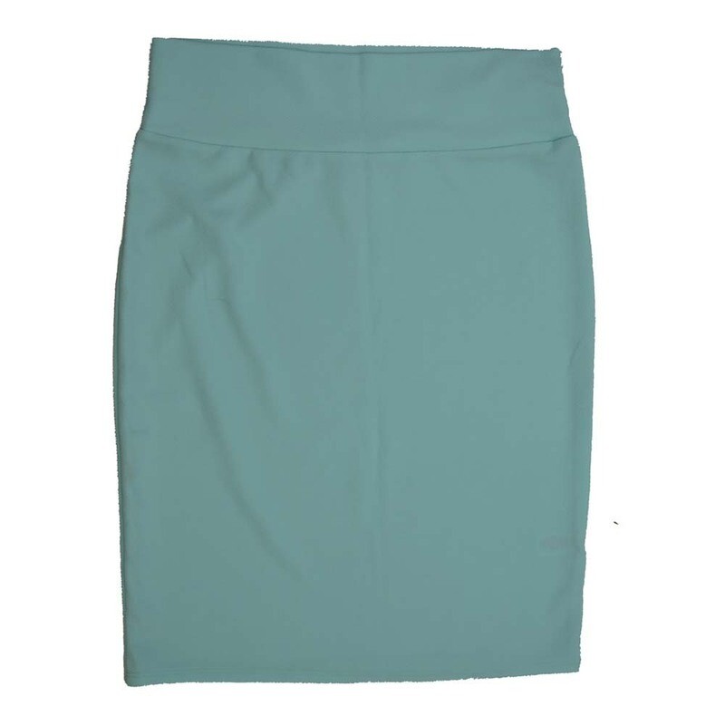 LuLaRoe Cassie g XX-Large 2XL Solid Light Green Womens Knee Length Pencil Skirt fits sizes 22-24  2XL-202