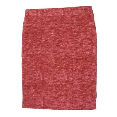 LuLaRoe Cassie g XX-Large 2XL Heathered Dark Brick Red and White Womens Knee Length Pencil Skirt fits sizes 22-24 2XL-225-F