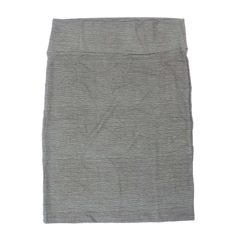 LuLaRoe Cassie g XX-Large 2XL Heathered Olive Green Womens Knee Length Pencil Skirt fits sizes 22-24  2XL-229-H