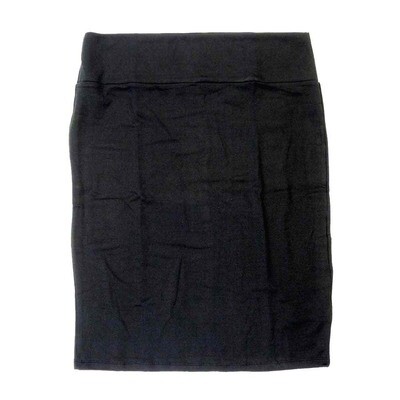 LuLaRoe Cassie g XX-Large 2XL Solid Black Womens Knee Length Pencil Skirt fits sizes 22-24 2XL-233-G