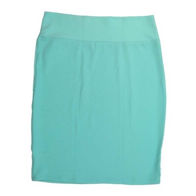LuLaRoe Cassie g XX-Large 2XL Solid Green Womens Knee Length Pencil Skirt fits sizes 22-24 2XL-219-B