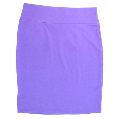 LuLaRoe Cassie g XX-Large 2XL Solid Blue Womens Knee Length Pencil Skirt fits sizes 22-24 2XL-208