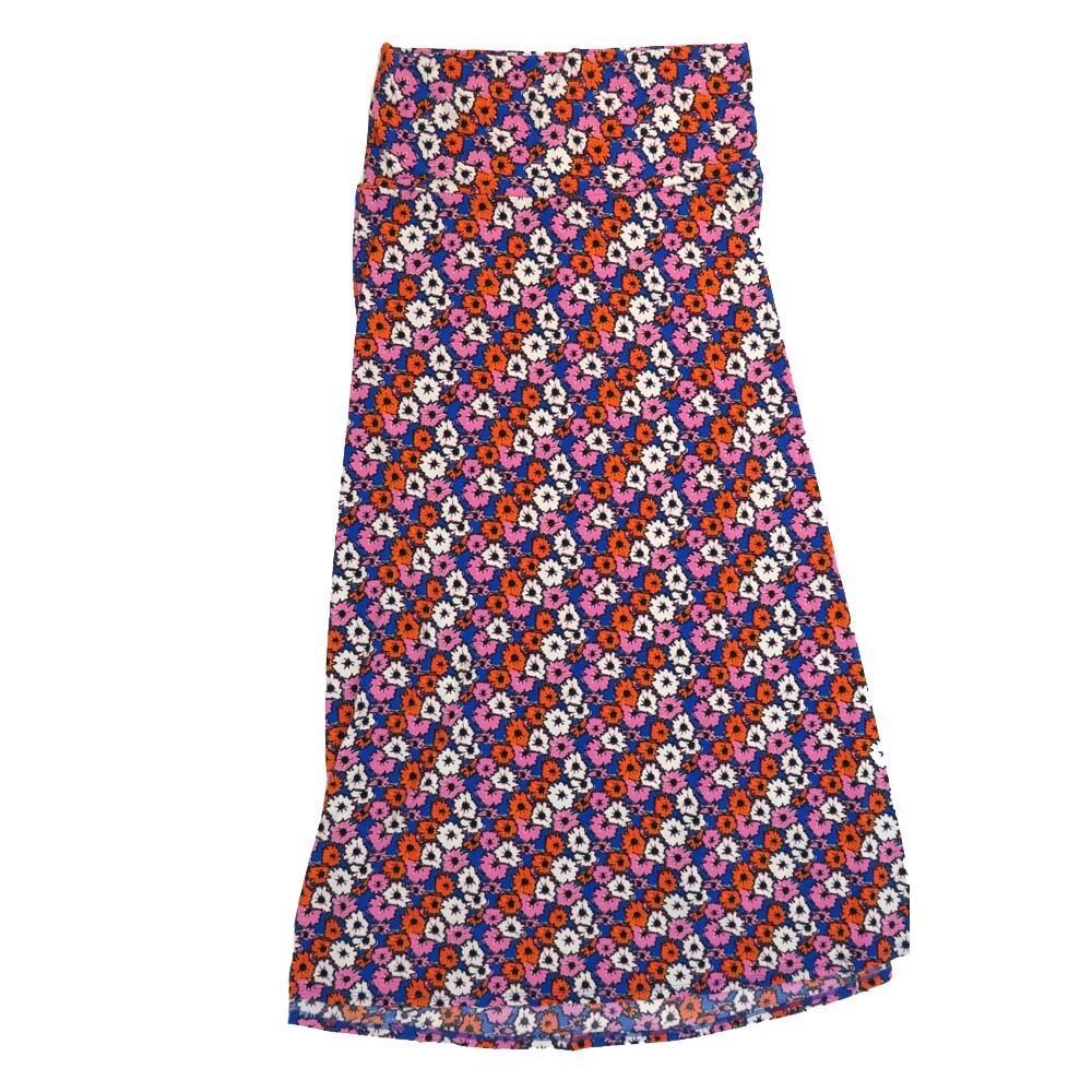 LuLaRoe Maxi f X-Large XL Floral A-Line Flowy Skirt fits Adult Women sizes 18-20 XL-212