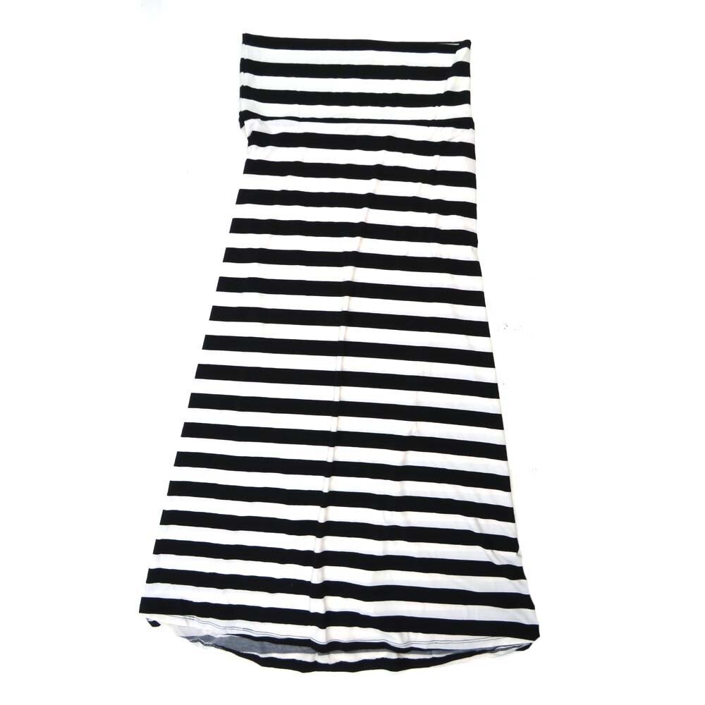 LuLaRoe Maxi e Large L Stripe Black White A-Line Flowy Skirt fits Adult Women sizes 14-16  LARGE-318.JPG