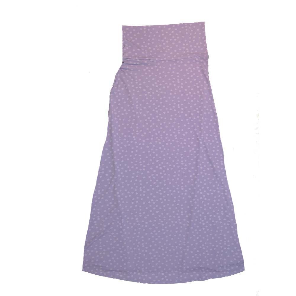 LuLaRoe Maxi c Small S Polka Dot A-Line Flowy Skirt fits Adult Women sizes 6-8 SMALL-225