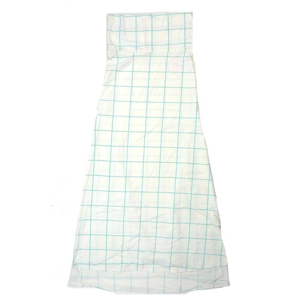 LuLaRoe Maxi b X-Small XS White Gray Grid A-Line Flowy Skirt fits Adult Women sizes 2-4 XS-315-C.JPG