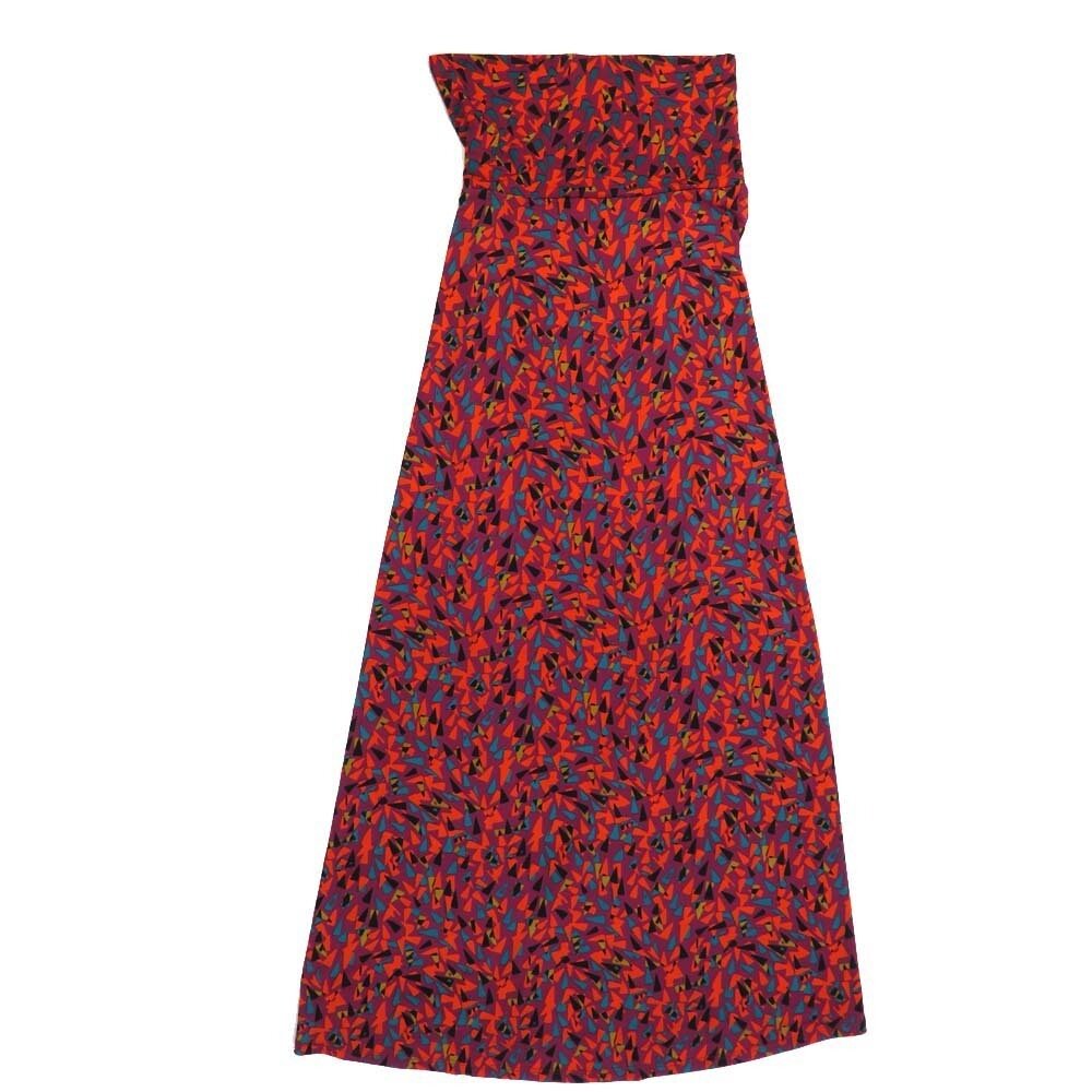 LuLaRoe Maxi b X-Small XS Geometric A-Line Flowy Skirt fits Adult Women sizes 2-4  XS-214