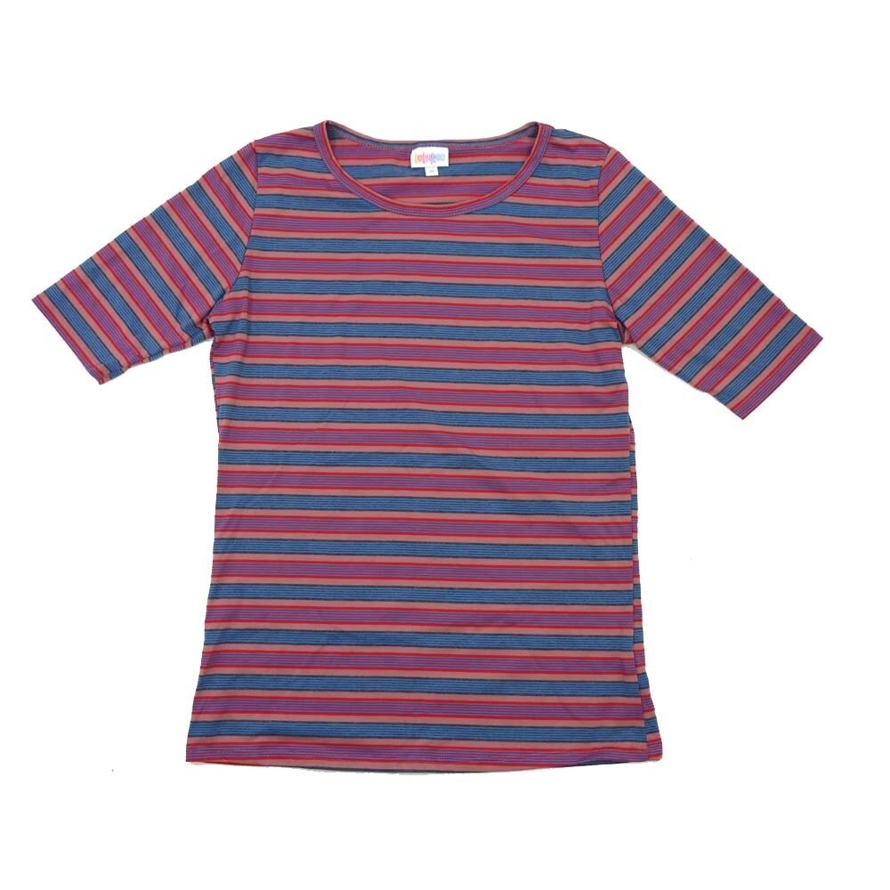 LuLaRoe GIGI Medium M Stripe Tee fits Women sizes 8-10 MEDIUM-210