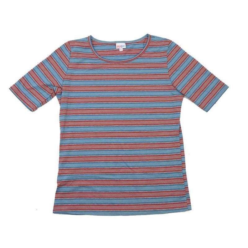 LuLaRoe GIGI X-Large XL Striped Fitted Tee fits Women sizes 16-18 XL-207