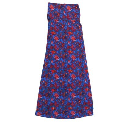 LuLaRoe Maxi a XX-Small XXS Floral A-Line Flowy Skirt fits Adult Women sizes 00-0 XXS-220
