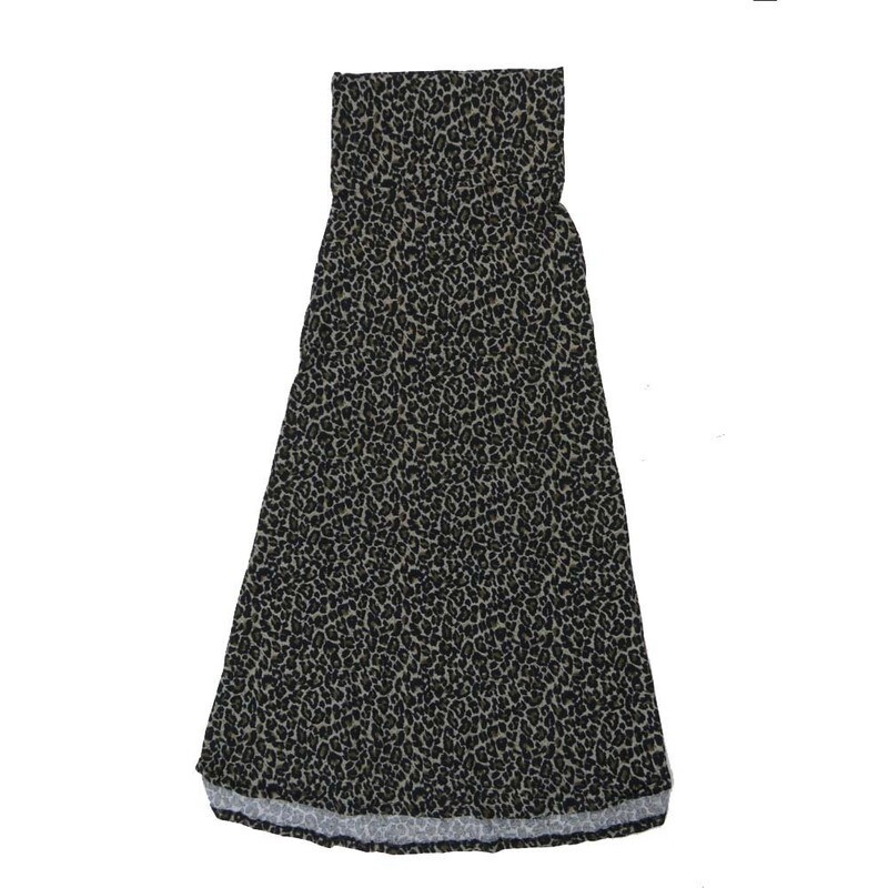LuLaRoe Maxi a XX-Small XXS Animal Cheetah Print A-Line Flowy Skirt fits Adult Women sizes 00-0  XXS-306.JPG