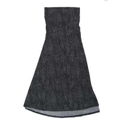 LuLaRoe Maxi a XX-Small XXS Micro Polka Dot Geometric Black White A-Line Flowy Skirt fits Adult Women sizes 00-0 XXS-314.JPG