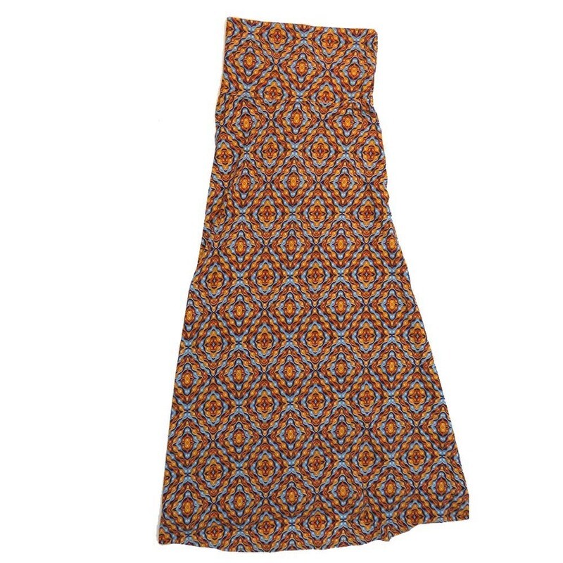 LuLaRoe Maxi a XX-Small XXS Trippy 70s Psychedelic Checkerboard A-Line Flowy Skirt fits Adult Women sizes 00-0  XXS-204