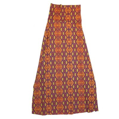 LuLaRoe Maxi a XX-Small XXS Trippy 70s Psychedelic Stripe A-Line Flowy Skirt fits Adult Women sizes 00-0 XXS-227-B