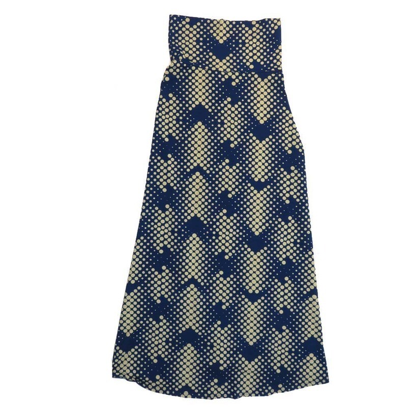 LuLaRoe Maxi a XX-Small XXS Trippy 70s Psychedelic Polka Dot A-Line Flowy Skirt fits Adult Women sizes 00-0  XXS-208