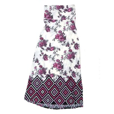 LuLaRoe Maxi h XXX-Large 3XL Floral Geometric Gods Eye A-Line Flowy Skirt fits Adult Women sizes 24-26 H-3XL-305.JPG