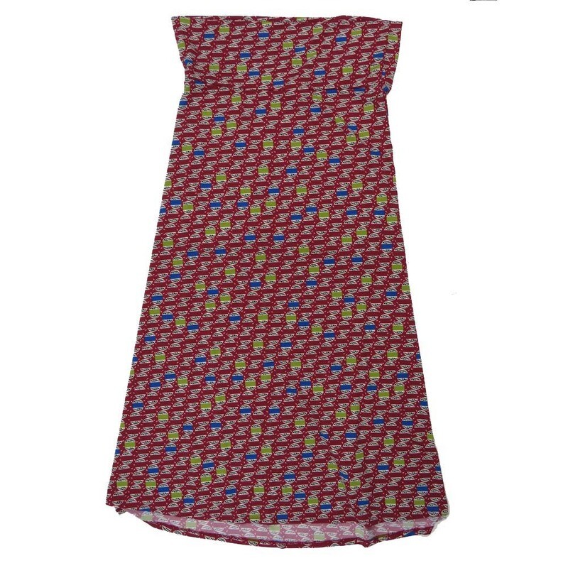 LuLaRoe Maxi h XXX-Large 3XL Geometirc A-Line Flowy Skirt fits Adult Women sizes 24-26  H-3XL-311.JPG