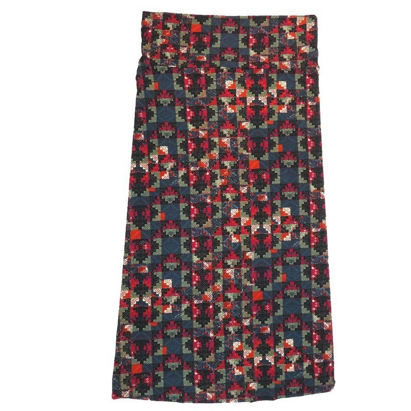 LuLaRoe Maxi h XXX-Large 3XL Geometric Aztek Southwestern A-Line Flowy Skirt fits Adult Women sizes 24-26  3XL-202